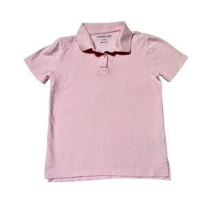 Crewcuts Pastel Pink Polo Shirt Size 6/7